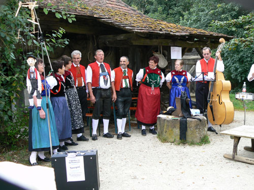 Auftritt im Freilichtmuseum Neuhausen ob Eck