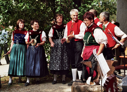 Auftritt im Freilichtmuseum Neuhausen ob Eck