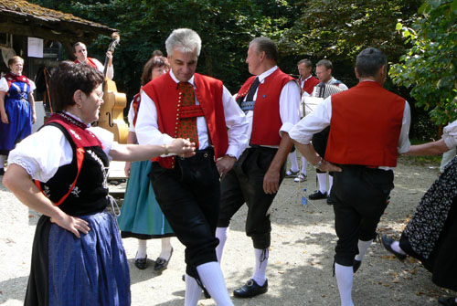 Auftritt im Freilichtmuseum Neuhausen ob Eck