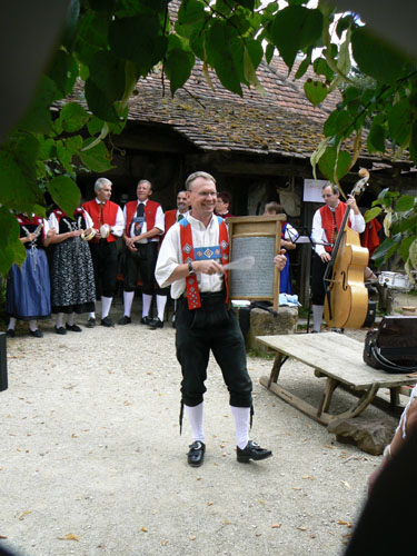 Auftritt im Freilichtmuseum Neuhausen ob Eck
