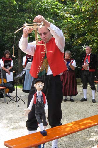 Auftritt im Freilichtmuseum Neuhausen ob Eck 2009