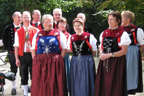 Auftritt im Freilichtmuseum Neuhausen ob Eck 2009